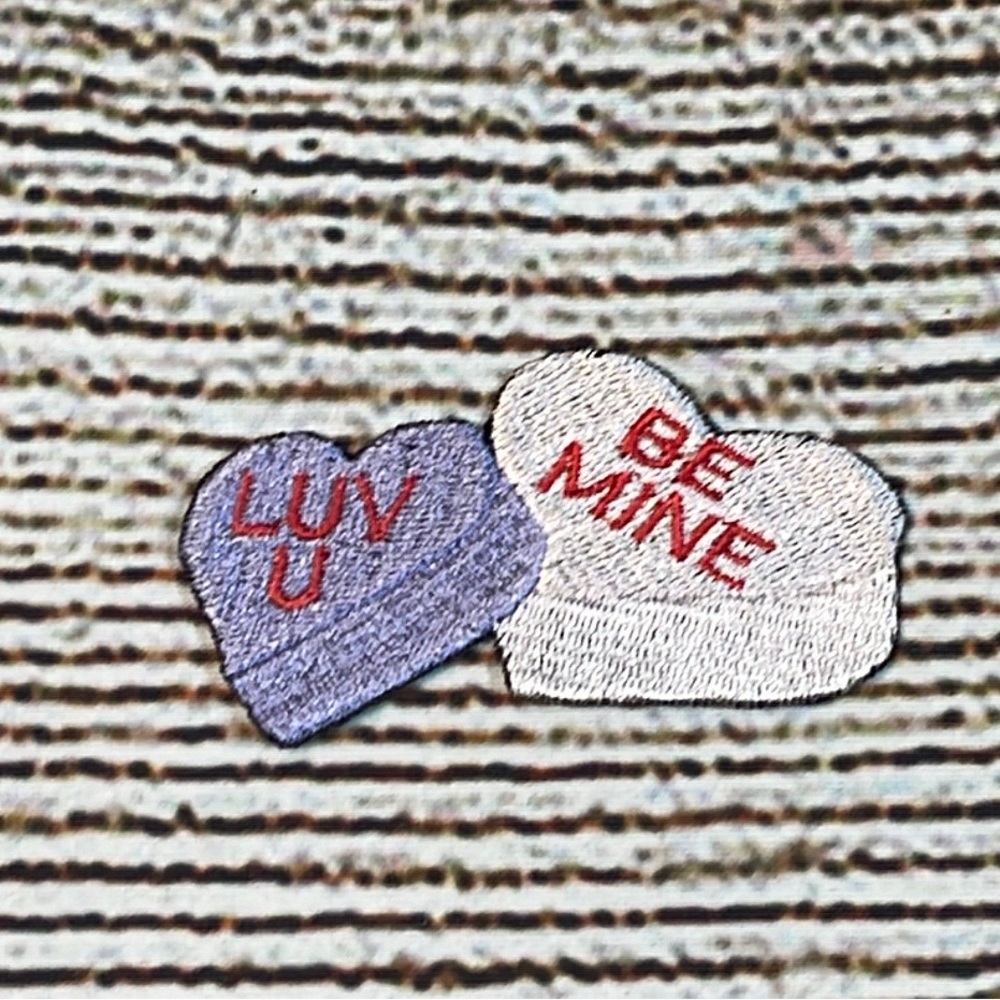 Sweetheart candy iron on patch